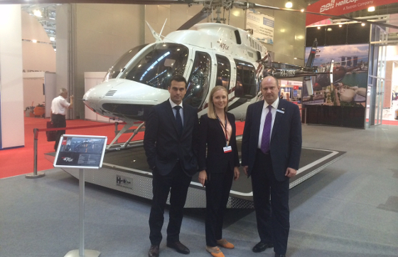 Bell Helicopter и Jet Transfer на выставке Heli-Russia 2014 в Москве